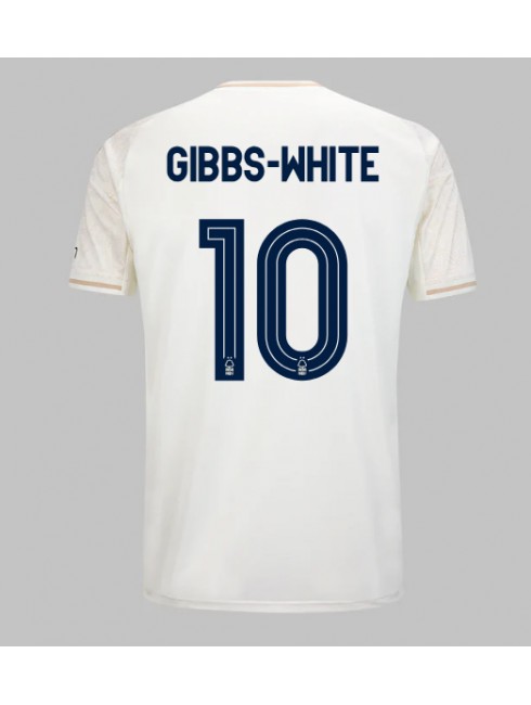 Nottingham Forest Morgan Gibbs-White #10 Replika Borta Kläder 2025-26 Kortärmad Nottingham Forest Morgan Gibbs-White #10 Replika Borta Kläder 2025-26 Kortärmad